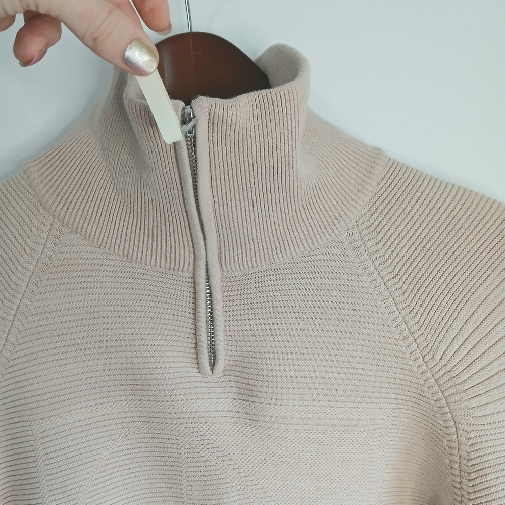 Scotch & Soda - Women's - Pullover zip sweater - Cream - Size Small - Picture 7 of 10